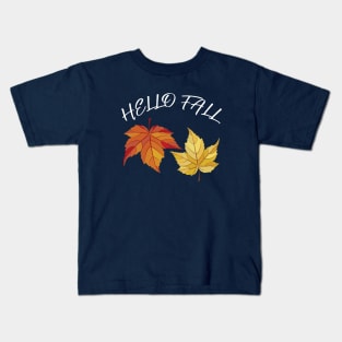 Hello Fall Kids T-Shirt